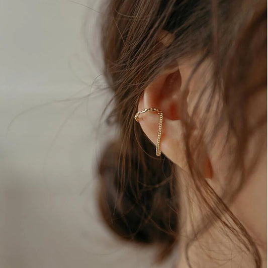1 Pc 2025 Fashion Minilist No Piercing Ear Cuff Earrings for Woman Fake Piercing Earcuff Clips Earrings for Women Cuffs Jewelry