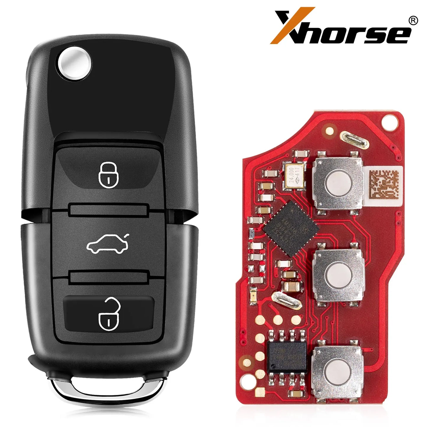 5PCS Xhorse XK Wire Remote Key XKB520EN XKB501EN XKLKS0EN XKDS00EN XKFO01EN XKB508EN XKHY01EN XKHY05EN for Mini Key Tool/VVDI2
