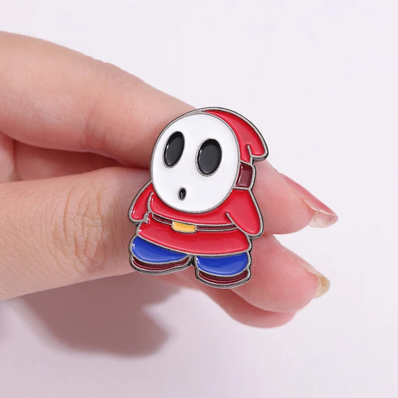 New Brooch Shy Ghost Badge Cartoon Game Character Pin Fan Accessories Gift Hot Sale Wholesale