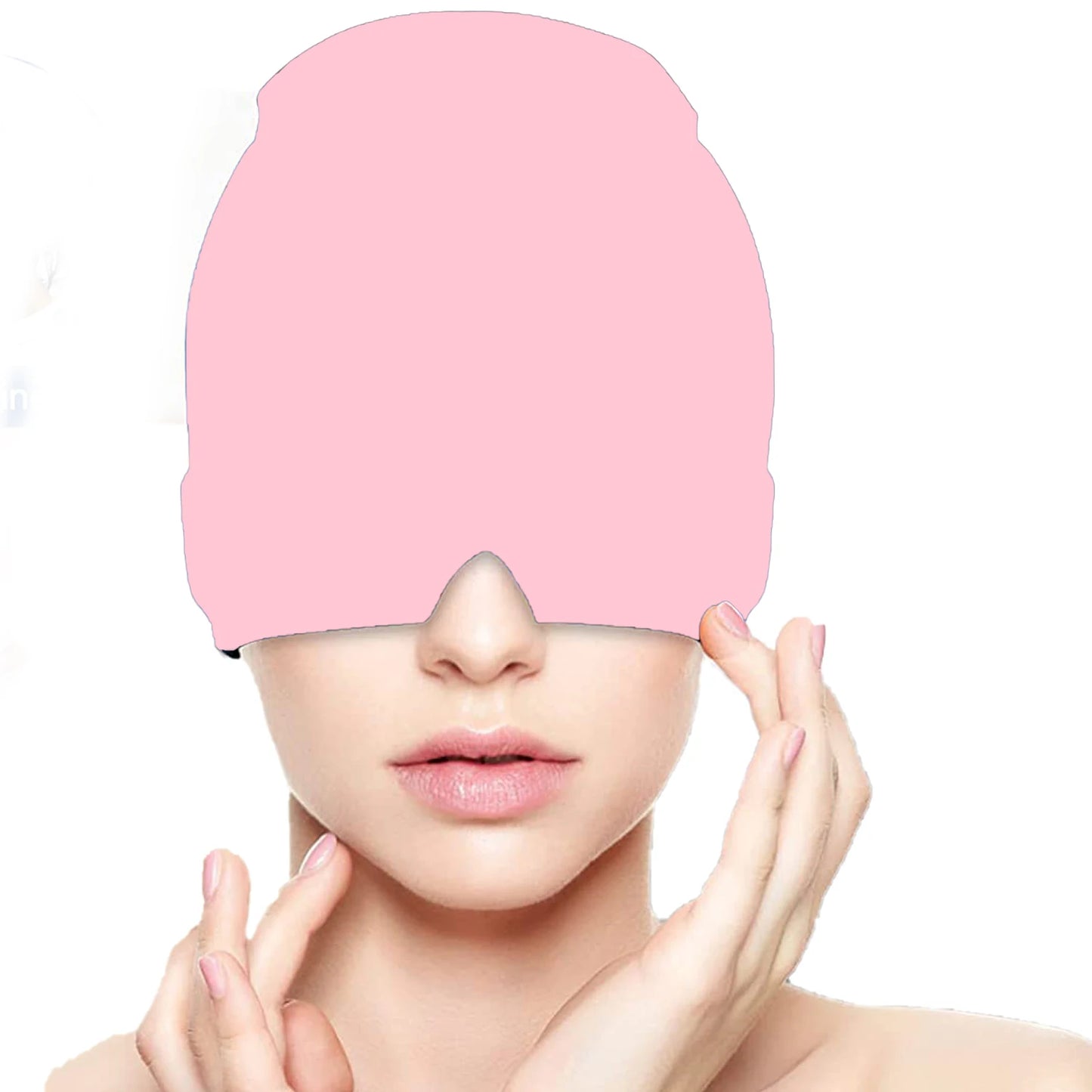 Headache Migraine Relief Hat Gel Ice Cold Compress Therapy Cap Ice Head Wrap Pack Eye Mask For Pressure Relieve Pain Ice Hat