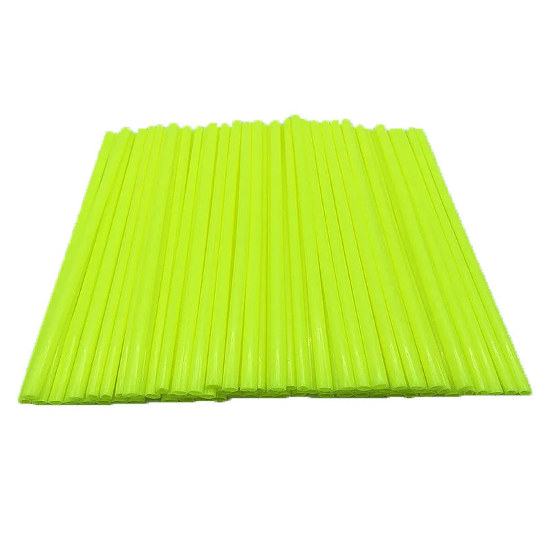 New Motorcycle 72Pcs Wheel Rim Spoke Wrap Kit Skin Cover For Motocross Dirt Pit Bike Enduro