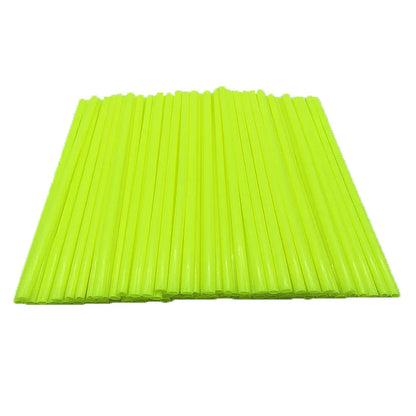 New Motorcycle 72Pcs Wheel Rim Spoke Wrap Kit Skin Cover For Motocross Dirt Pit Bike Enduro