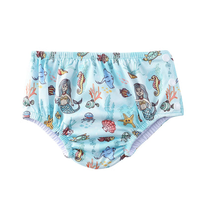 Babyland Baby Swimming Pool Diaper 1PC Waterproof Cloth Diapers Swimwear for Kids Pool Pant Swimming Fit For Baby 0--3 Years