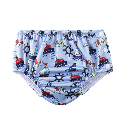 Babyland Baby Swimming Pool Diaper 1PC Waterproof Cloth Diapers Swimwear for Kids Pool Pant Swimming Fit For Baby 0--3 Years