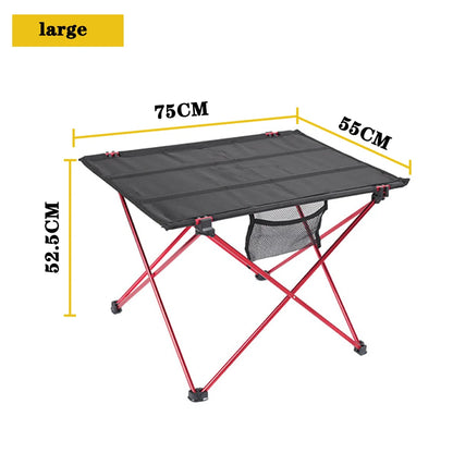Portable Foldable Table Camping Outdoor Furniture Computer Bed Tables Picnic 6061 Aluminium Alloy Ultra Light Folding Desk