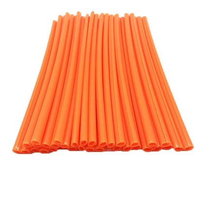 New Motorcycle 72Pcs Wheel Rim Spoke Wrap Kit Skin Cover For Motocross Dirt Pit Bike Enduro