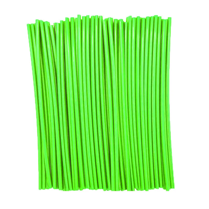New Motorcycle 72Pcs Wheel Rim Spoke Wrap Kit Skin Cover For Motocross Dirt Pit Bike Enduro