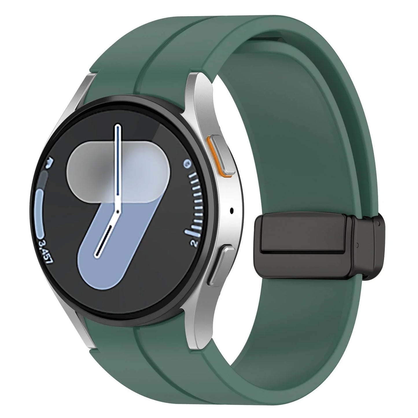 Magnetic Band For Samsung Galaxy Watch 7 6 5 4 44mm 40mm/5 pro 45mm Silicone 20mm watch Bracelet Galaxy 6 classic 43 47 mm strap
