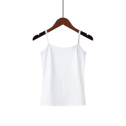 2025 Spring Summer Tank Tops Women Sleeveless Big Size T Shirt Ladies Vest Singlets Camisole Cotton Ladies Vest 16 Colors 3XL
