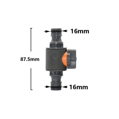 Garden Hose Quick Connector 1/2 3/4 1 Inch Pipe Coupler Stop Water Connector 16/20/32mm Repair Joint Irrigation System Fitting