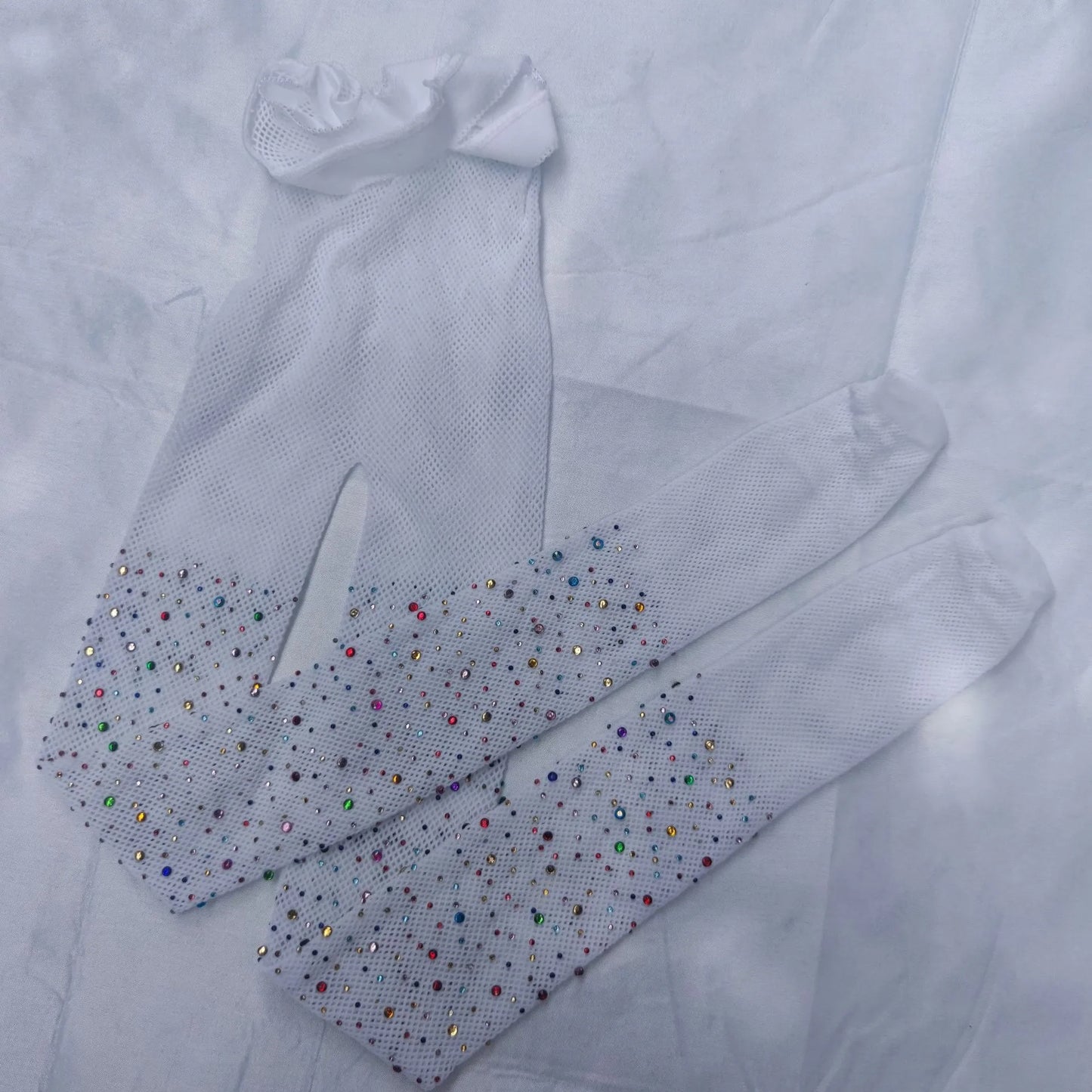 Summer Children's Tight Fitting Pantyhose Baby's Cute Sparkling Fishnet Diamond Pants Hollow Latin Dance Leggings Girl's Gift
