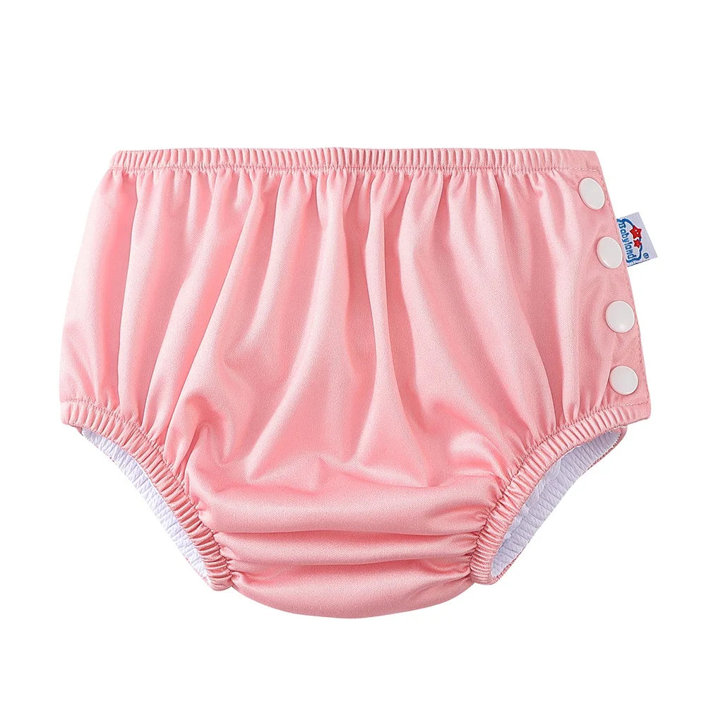 Babyland Baby Swimming Pool Diaper 1PC Waterproof Cloth Diapers Swimwear for Kids Pool Pant Swimming Fit For Baby 0--3 Years