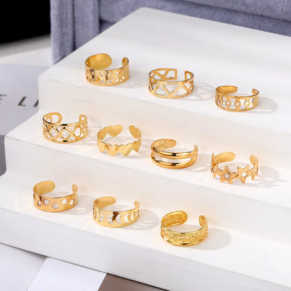 7/10/12Pcs Adjustable Toe Rings for Women Foot Ring Gold/Silver Color Metal Round Jewelry for Girl Summer Beach Barefeet Fashion