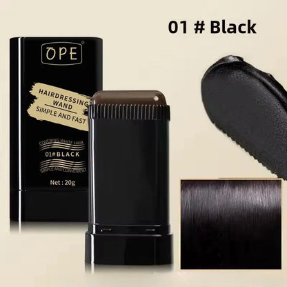20g quick hair dye stick - permanent coverage, long-lasting effect, portable applicator brush design, touch up the color at home