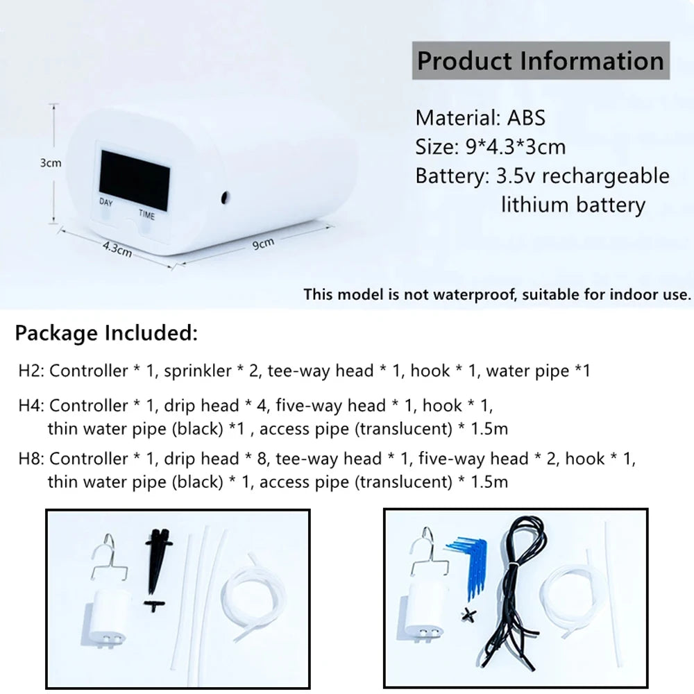 Automatic Watering Pump Controller Intelligent Flowers Plants Sprinkler Drip Irrigation Device Pump Timer System Garden Tools