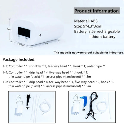 Automatic Watering Pump Controller Intelligent Flowers Plants Sprinkler Drip Irrigation Device Pump Timer System Garden Tools