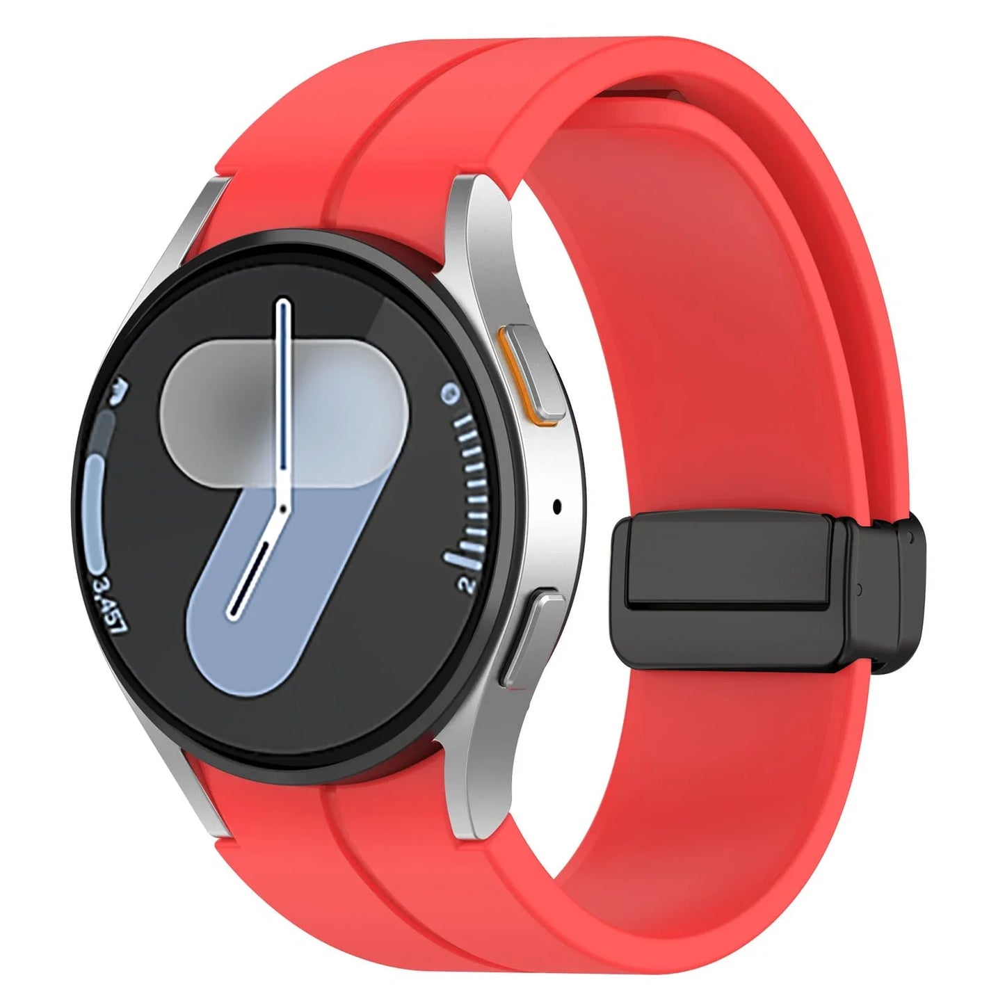 Magnetic Band For Samsung Galaxy Watch 7 6 5 4 44mm 40mm/5 pro 45mm Silicone 20mm watch Bracelet Galaxy 6 classic 43 47 mm strap