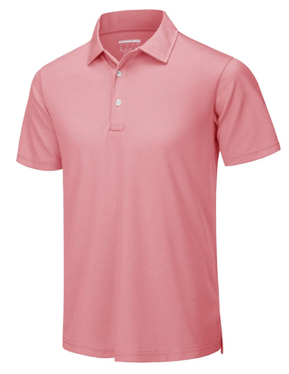 TACVASEN Summer Casual T-shirts Mens Short Sleeve Polo Shirts Button Down Work Shirts Quick Dry Tee Sports Fishing Golf Pullover