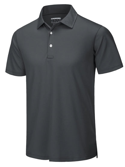 TACVASEN Summer Casual T-shirts Mens Short Sleeve Polo Shirts Button Down Work Shirts Quick Dry Tee Sports Fishing Golf Pullover