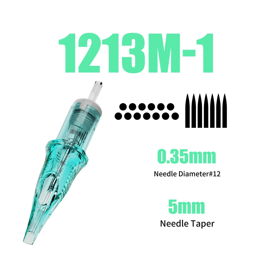 Dragonhawk ALPHA Tattoo Cartridges Needles Supplies RL RM M RS for Tattoo Machine Gun Permanent Makeup or Body Art Given Tattoo