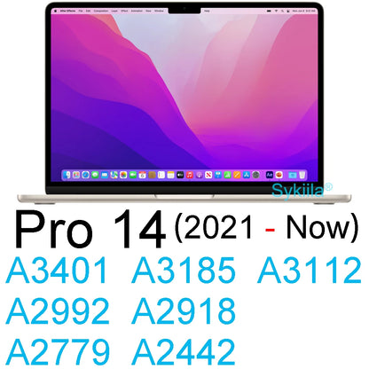 Screen Protector for MacBook Air 13 M4 M3 M2 M1 Air 15 Pro 13 14 15 16 M4 11 12 Skin HD Soft Film Guard A3113 A3114 A3421 A3420