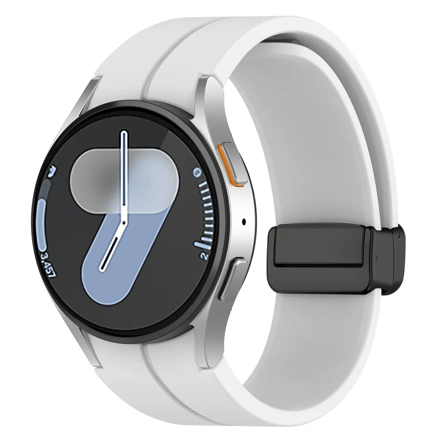 Magnetic Band For Samsung Galaxy Watch 7 6 5 4 44mm 40mm/5 pro 45mm Silicone 20mm watch Bracelet Galaxy 6 classic 43 47 mm strap