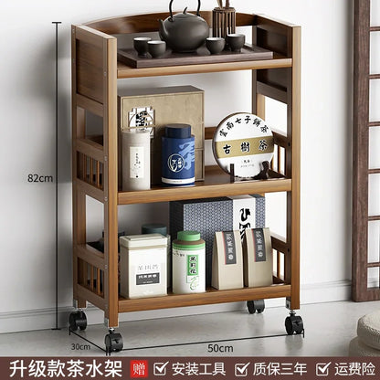 Multifunctional Living Room Center Table Drawer Design Bedside Table Universal Pulley Side Table All-match Scene Home Furniture