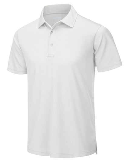 TACVASEN Summer Casual T-shirts Mens Short Sleeve Polo Shirts Button Down Work Shirts Quick Dry Tee Sports Fishing Golf Pullover