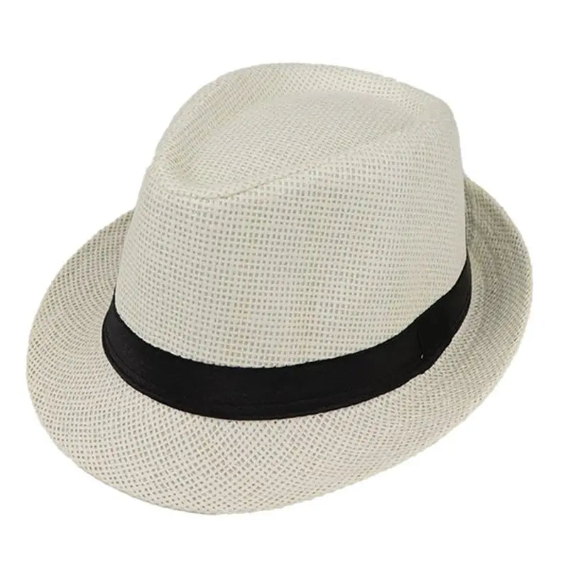 Summer Children's Hat Straw Hat Boys and Girls Baby Cap Manual Straw Summer Vacation Hat Parent-child for Sun Caps