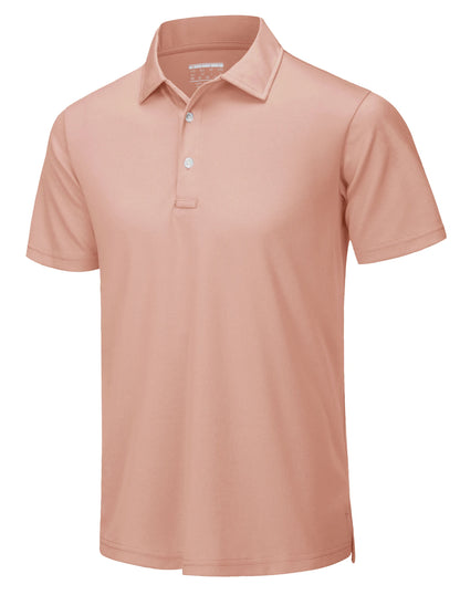 TACVASEN Summer Casual T-shirts Mens Short Sleeve Polo Shirts Button Down Work Shirts Quick Dry Tee Sports Fishing Golf Pullover