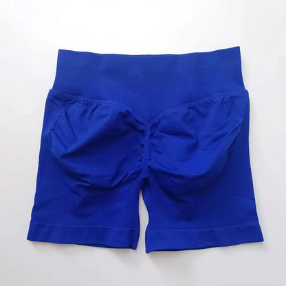 NCLAGEN Seamless Shorts 4.5" Gym Shorts Woman Scrunch Butt Fitness Sports Short Workout Seamless Leggings Running Yoga bottoms