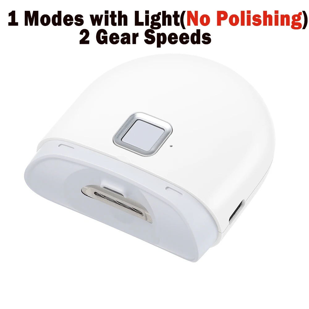 Electric Nail Clippers Automatic Anicure Trimmer With Light Adult Baby Fingernail Toe Scissors Pedicure Polishing Nails Cutter