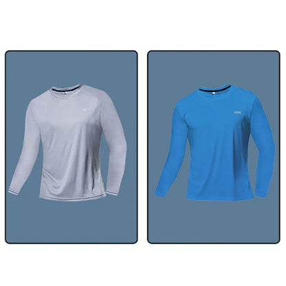 Men Women Quick Dry Long Sleeve Sport T Shirt Gym Jerseys Fitness Shirt Trainer Running T-Shirt Teenager Breathable Sportswears