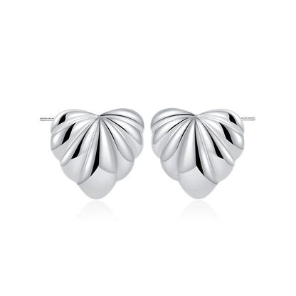 Trendy Stainless Steel Multilayer Circle Twist Knot Earrings for Women Texture Mixed Color Gold Plated Statement Earring Bijoux