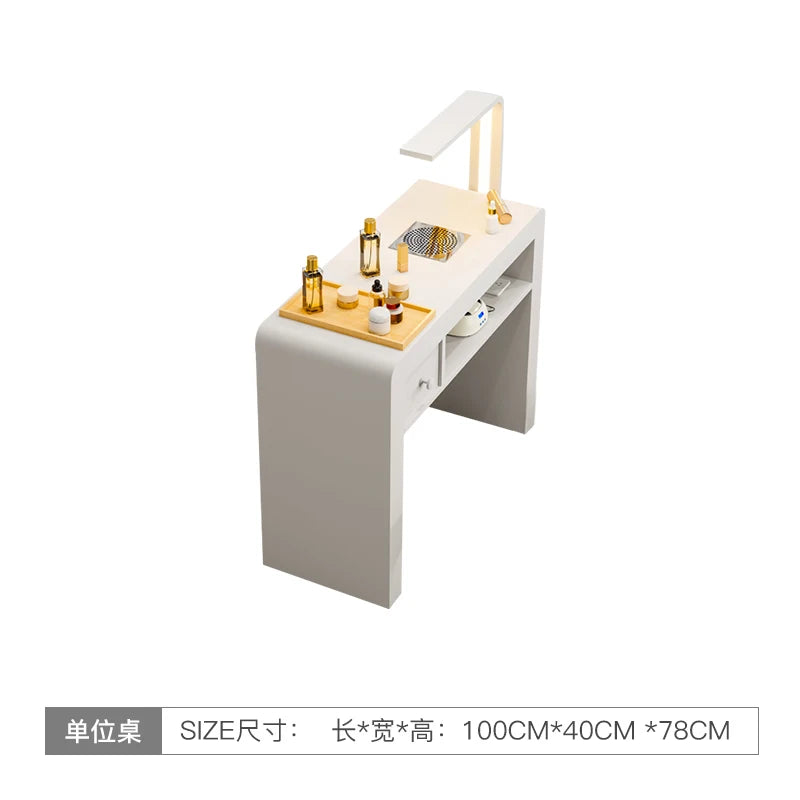 Professional Manicure Tables Rest Salon Portable Table Nails Designer Aesthetic Hair Furniture Desk Nageltisch Station Chair