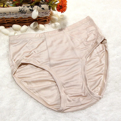 Birdtree Men's 100% Real Silk Thin Summer Briefs Knitted Seamless Panties Underwear Lingerie New 2023 U34608C