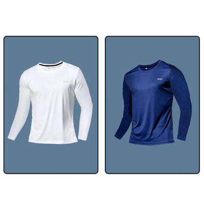 Men Women Quick Dry Long Sleeve Sport T Shirt Gym Jerseys Fitness Shirt Trainer Running T-Shirt Teenager Breathable Sportswears