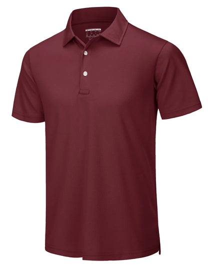 TACVASEN Summer Casual T-shirts Mens Short Sleeve Polo Shirts Button Down Work Shirts Quick Dry Tee Sports Fishing Golf Pullover
