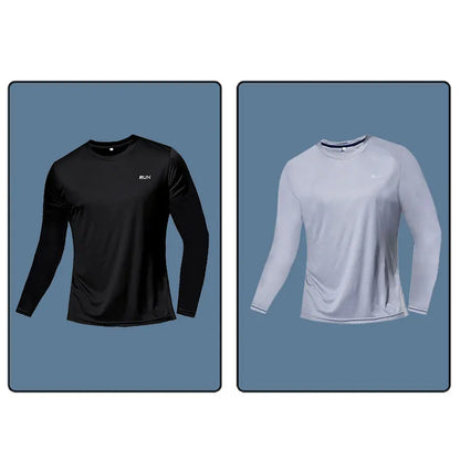 Men Women Quick Dry Long Sleeve Sport T Shirt Gym Jerseys Fitness Shirt Trainer Running T-Shirt Teenager Breathable Sportswears