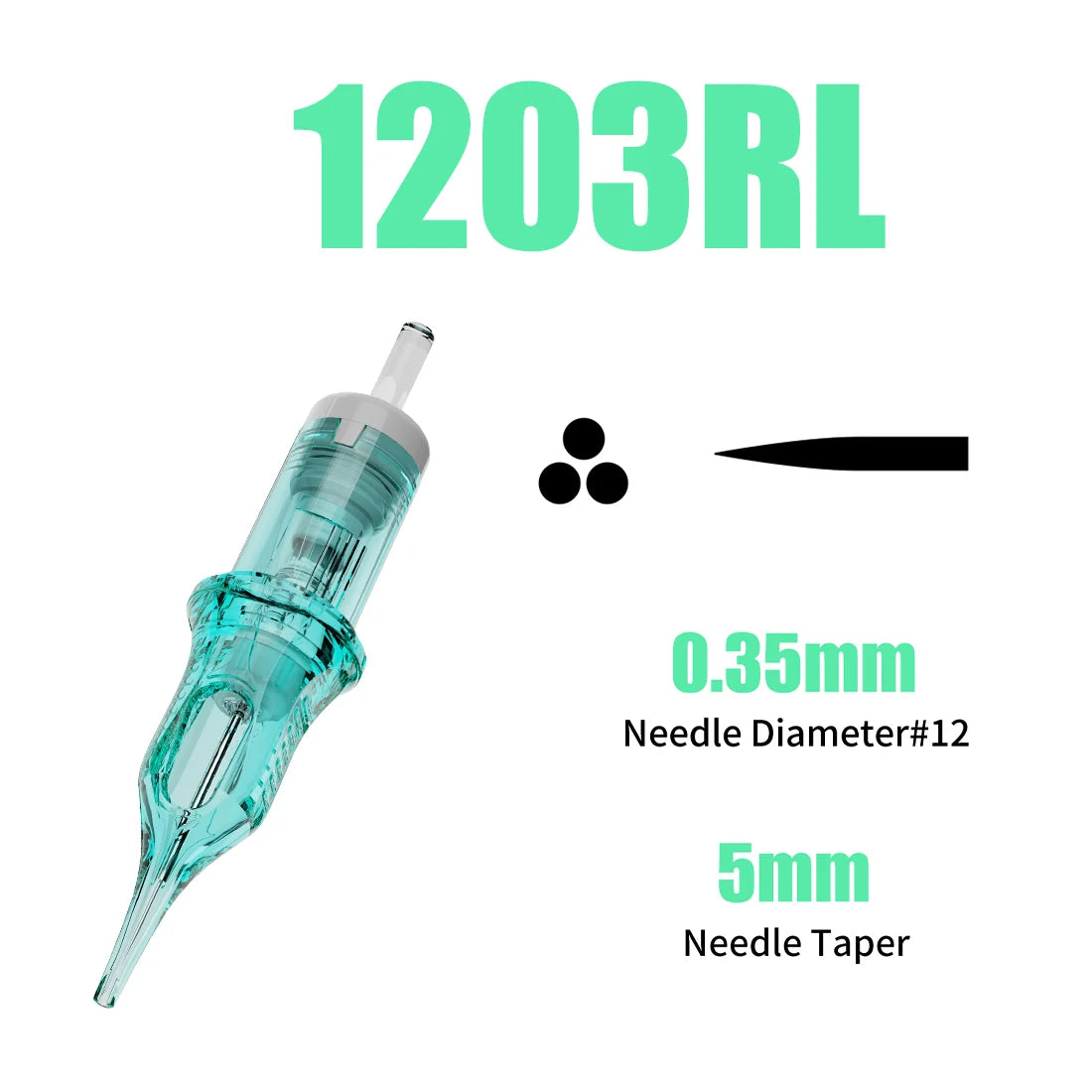 Dragonhawk ALPHA Tattoo Cartridges Needles Supplies RL RM M RS for Tattoo Machine Gun Permanent Makeup or Body Art Given Tattoo
