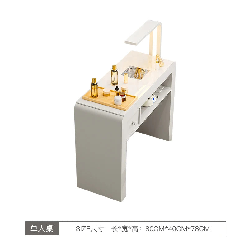 Professional Manicure Tables Rest Salon Portable Table Nails Designer Aesthetic Hair Furniture Desk Nageltisch Station Chair