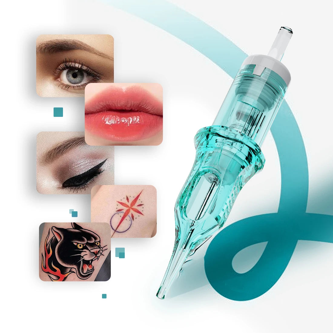 Dragonhawk ALPHA Tattoo Cartridges Needles Supplies RL RM M RS for Tattoo Machine Gun Permanent Makeup or Body Art Given Tattoo