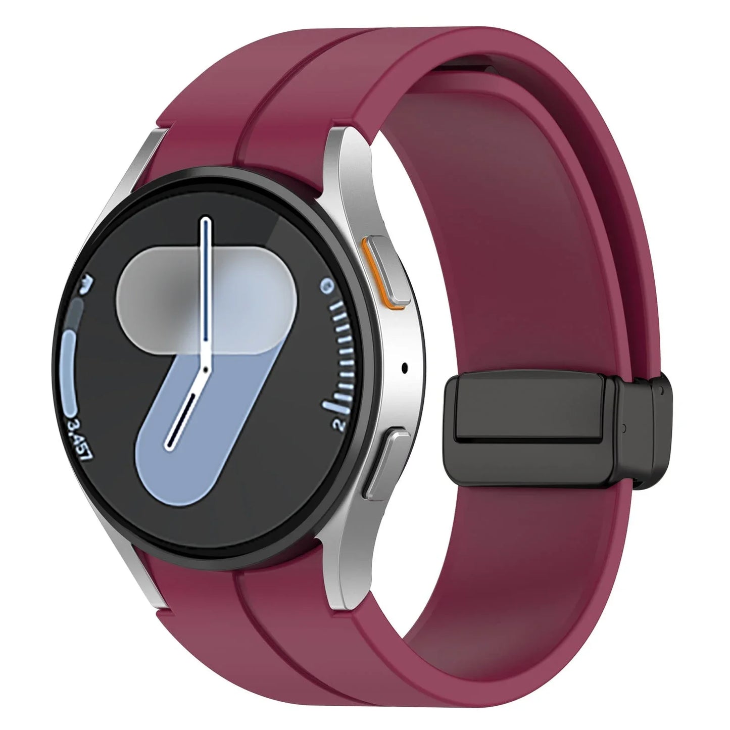 Magnetic Band For Samsung Galaxy Watch 7 6 5 4 44mm 40mm/5 pro 45mm Silicone 20mm watch Bracelet Galaxy 6 classic 43 47 mm strap