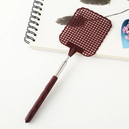 Adjustable Plastic Fly Swatter Home Long Handle Flyswatter Flapper Insect Killer