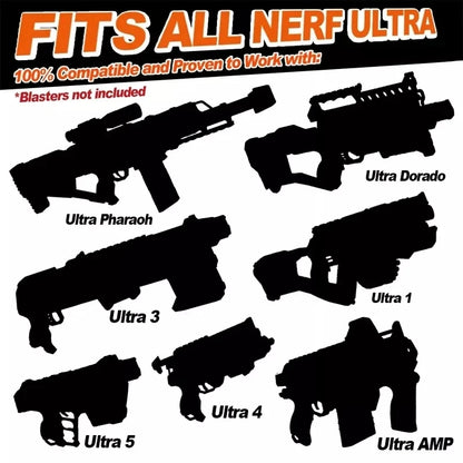 FRENSIT Black Bullets for NERF Ultra Toy Gun-Dart Refill Pack-The Ultimate in Dart Blasting-Compatible Only Ultra Blasters