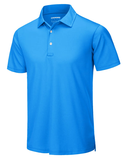 TACVASEN Summer Casual T-shirts Mens Short Sleeve Polo Shirts Button Down Work Shirts Quick Dry Tee Sports Fishing Golf Pullover