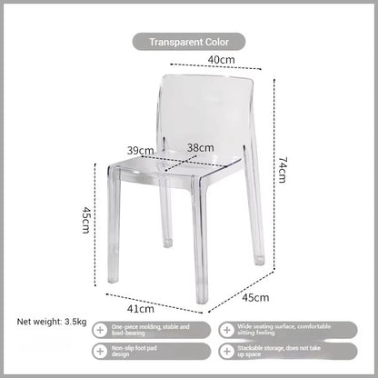 High Dining Bar Chairs Office Nordic Accent Velvet Bar Stools Luxury Transparent Acrylic Design Banqueta Home Furniture HBBC