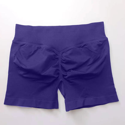 NCLAGEN Seamless Shorts 4.5" Gym Shorts Woman Scrunch Butt Fitness Sports Short Workout Seamless Leggings Running Yoga bottoms
