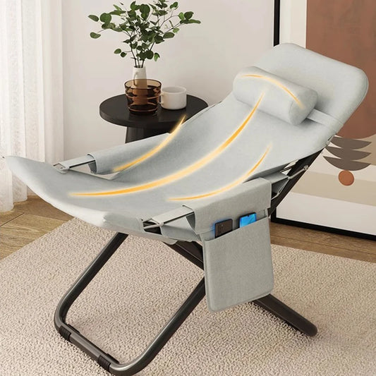 Outdoors Folding Beach Chair Portable Camp Out Camping Equipment Beach Chair Sunlounger Backrest Furniture Silla De Comedor FYBC