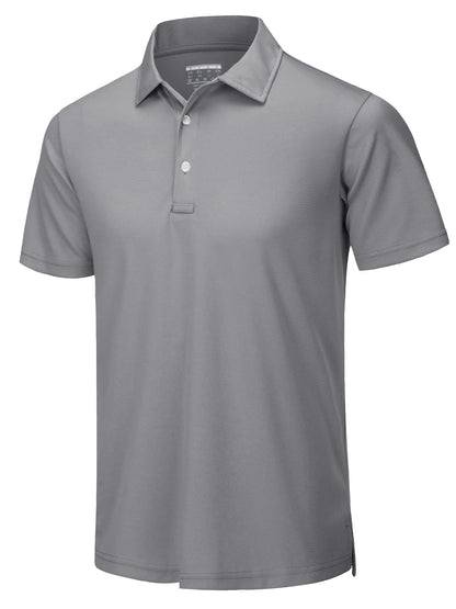 TACVASEN Summer Casual T-shirts Mens Short Sleeve Polo Shirts Button Down Work Shirts Quick Dry Tee Sports Fishing Golf Pullover